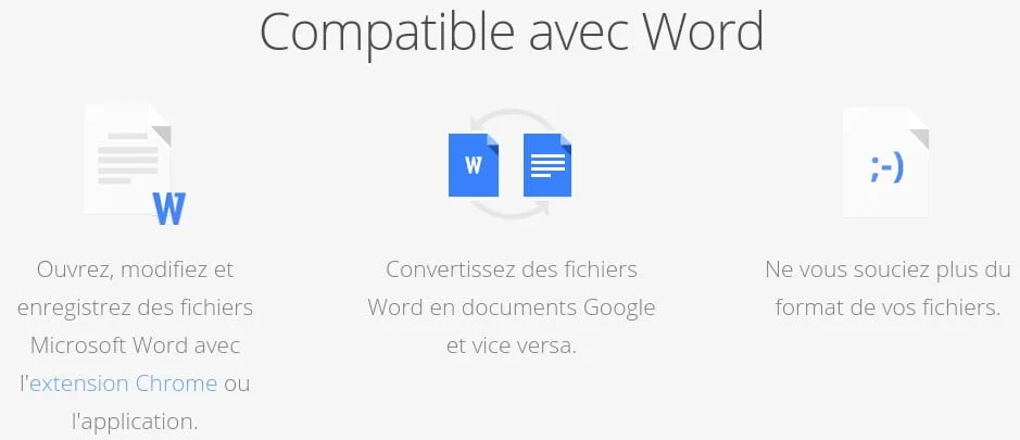 Google Docs compatible Word