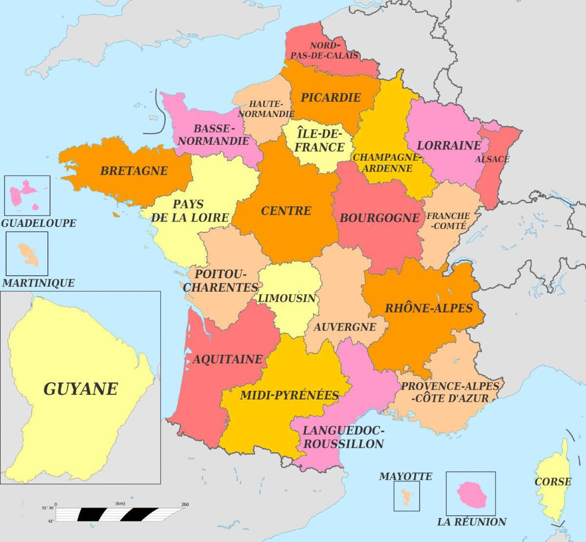 regions de france, 2015