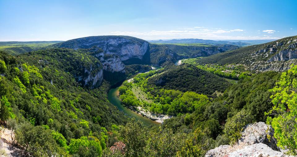 Méandres des gorges de l'Ardèche