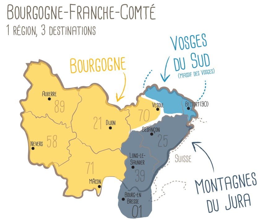 Destination Bourgogne-Franche-Comté
