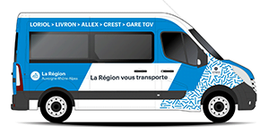 Bus Loriol, Crest, Valence TGV