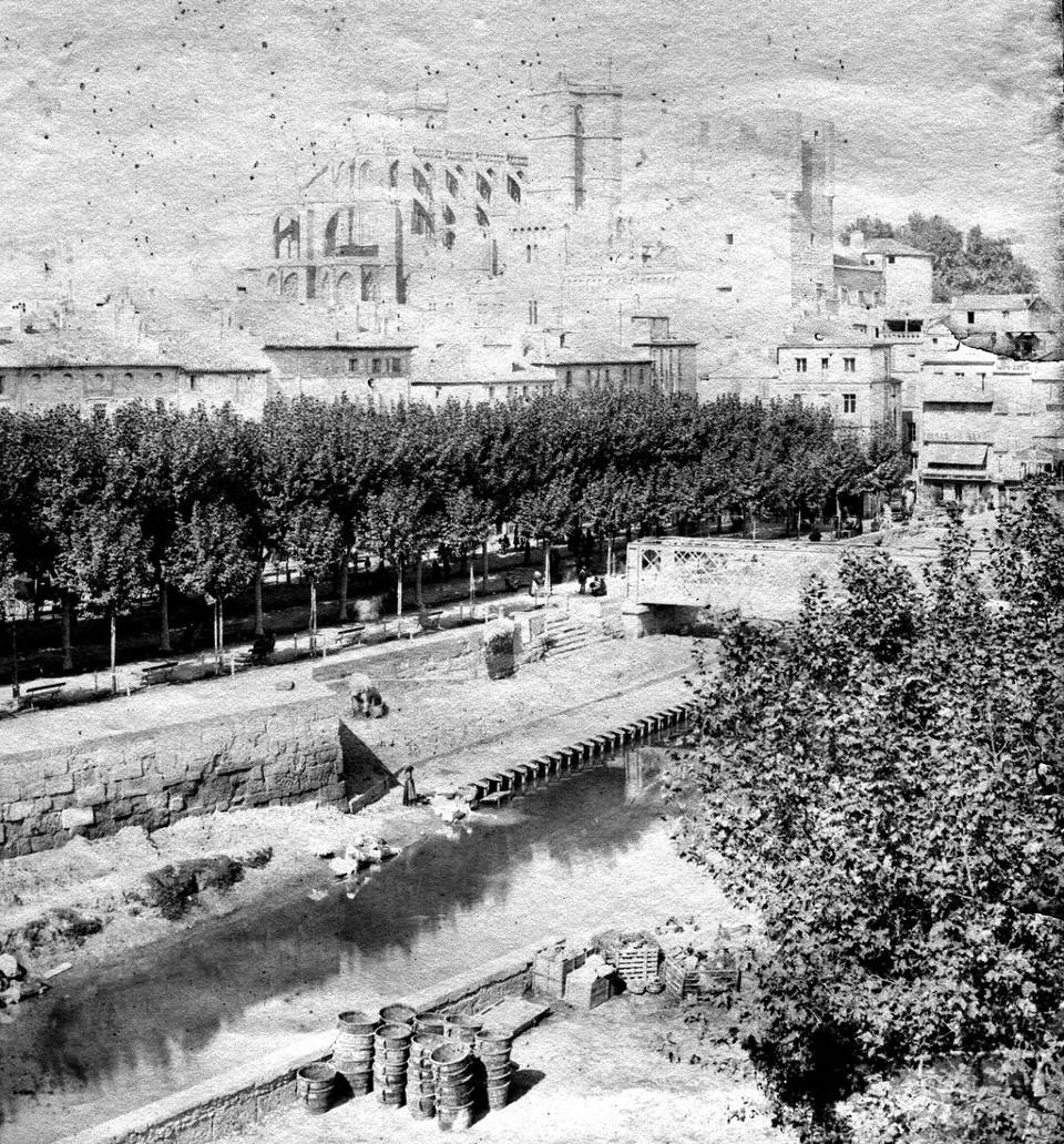 Narbonne et le canal de Robine, 19e siècle