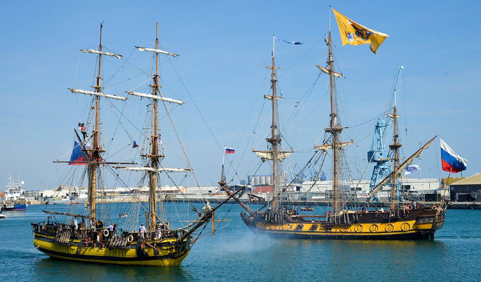 Bataille navale dans le port de Sète