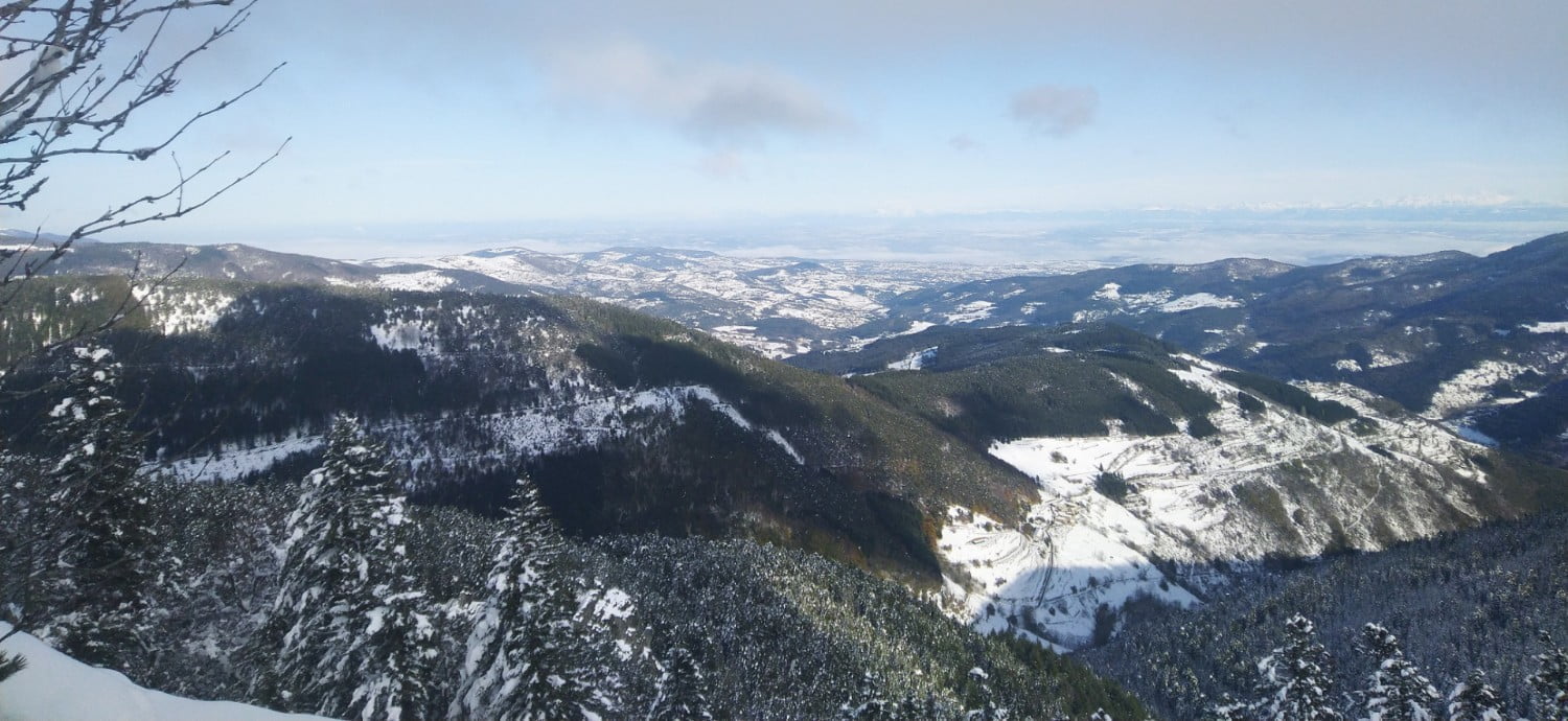 Grand Felletin en hiver (Ardèche)