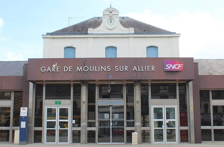Gares de trains de l'Allier : Moulins (Wikimédia)