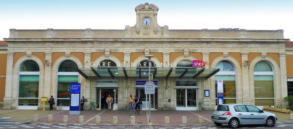 Gare de Narbonne dans l'Aude