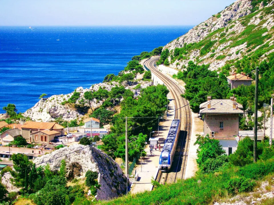 gare de Niolon, train de la côte bleue