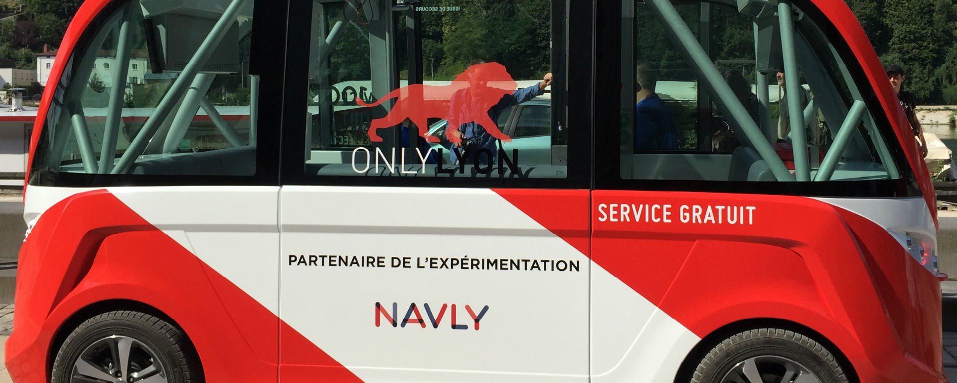 Navly, minibus sans conducteur à Lyon
