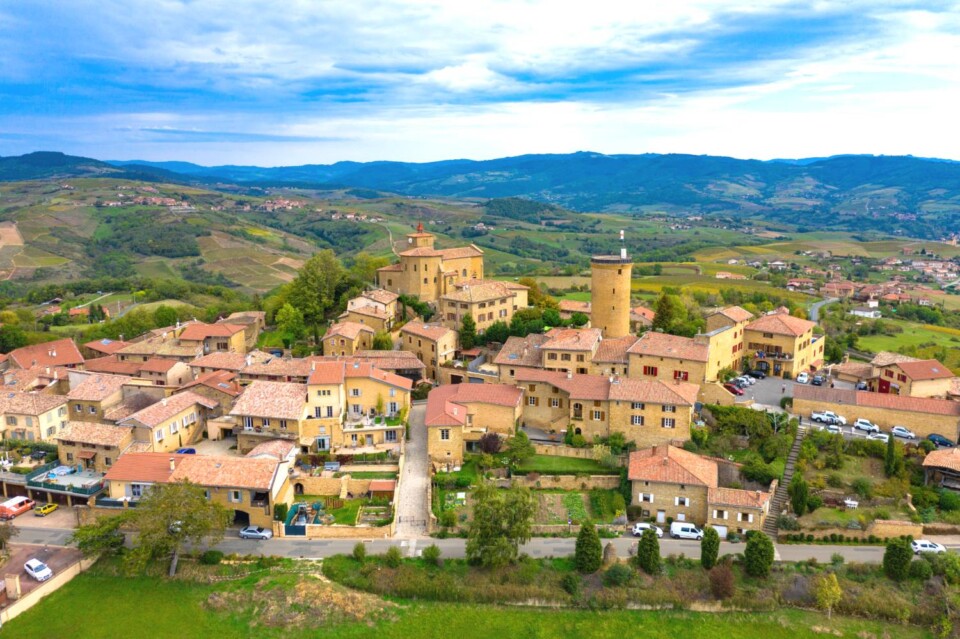 Village de Oingt, département du Rhône