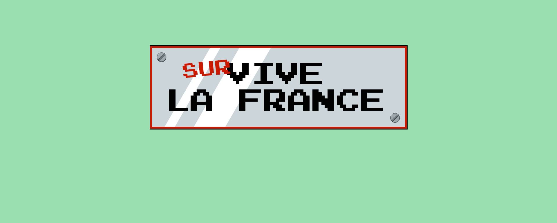 Survive la France, le jeu de voyage post-apocalyspe et géographique